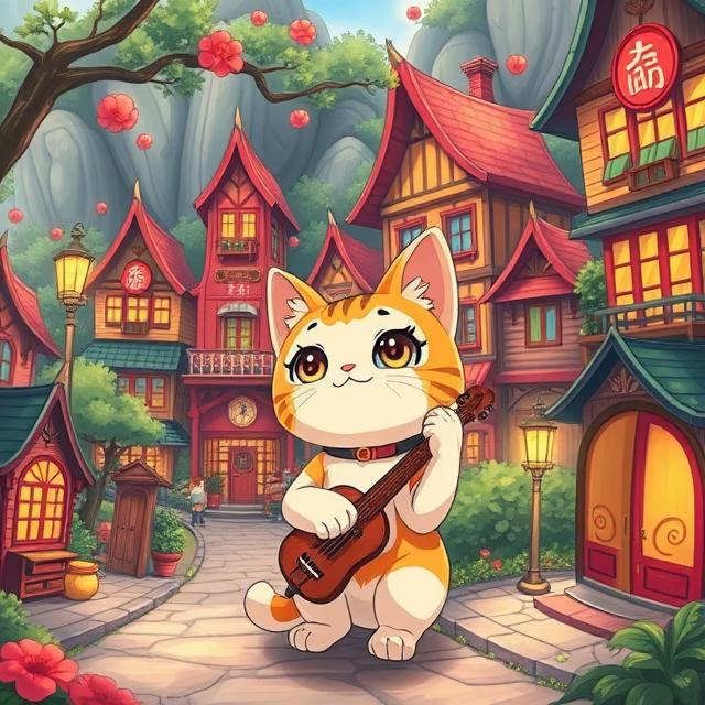 The Hidden Spark: BaoBao's Magical Musical Journey