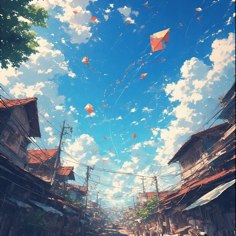 Kites Over Kampung Serani
