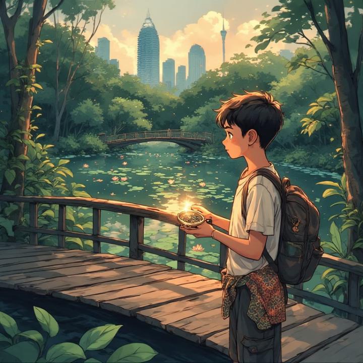 A Compass for Perdana Botanical Garden