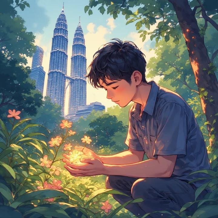 Petronas Twin Towers, Midnight Gardener