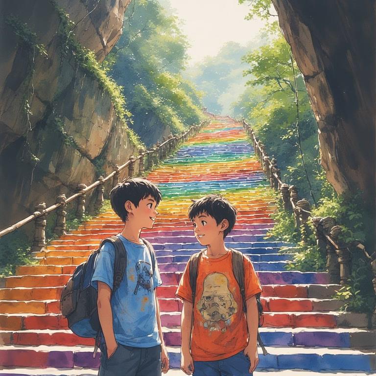 The Echoes in the Batu Caves Stair