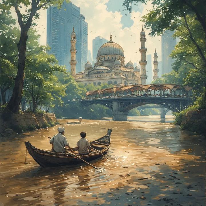 The Riverboat and the Shadow of the City