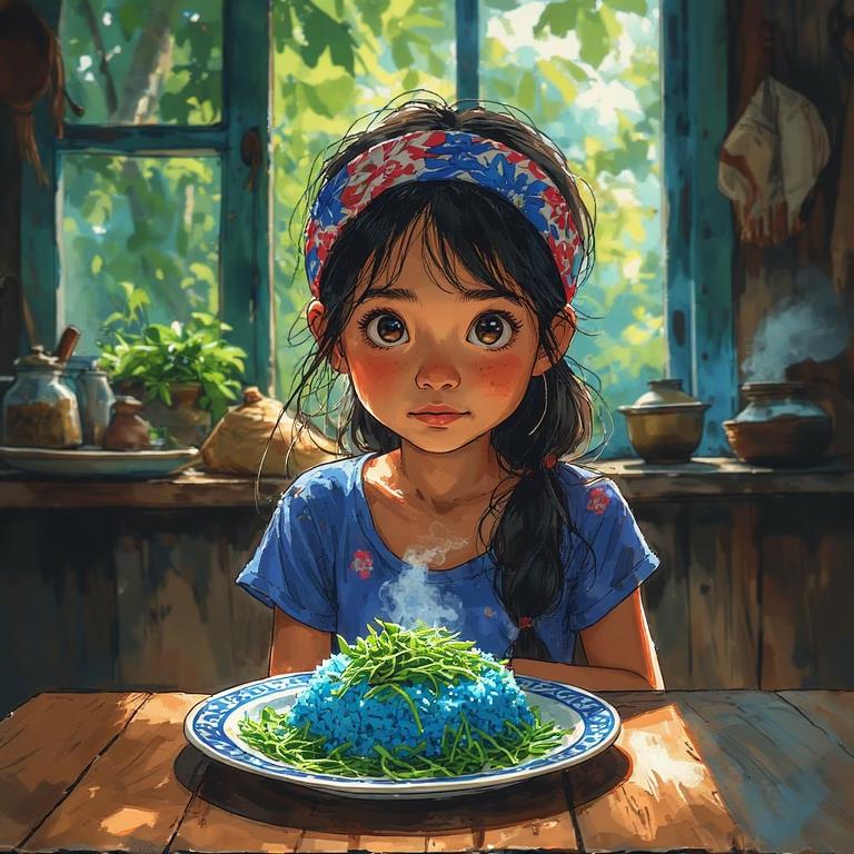 The Secret of the Blue Rice Map 1 The Secret of the Blue Rice Map